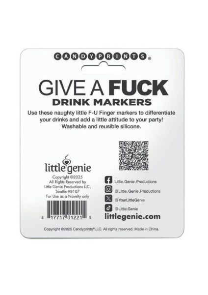 FU Finger Drink Markers