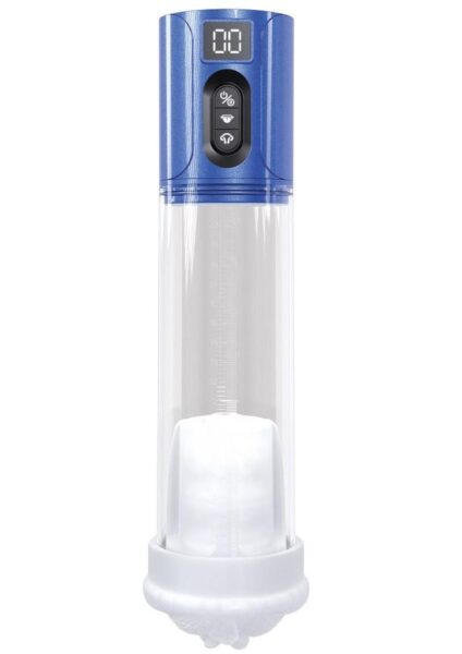 Pumped HyperLift 7 Function Rechargeable Masturbator - Metallic Blue