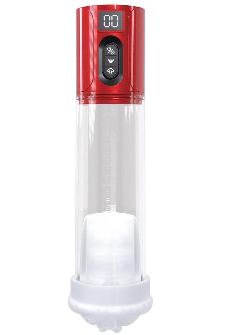 Pumped HyperLift 7 Function Masturbator – Metallic Red