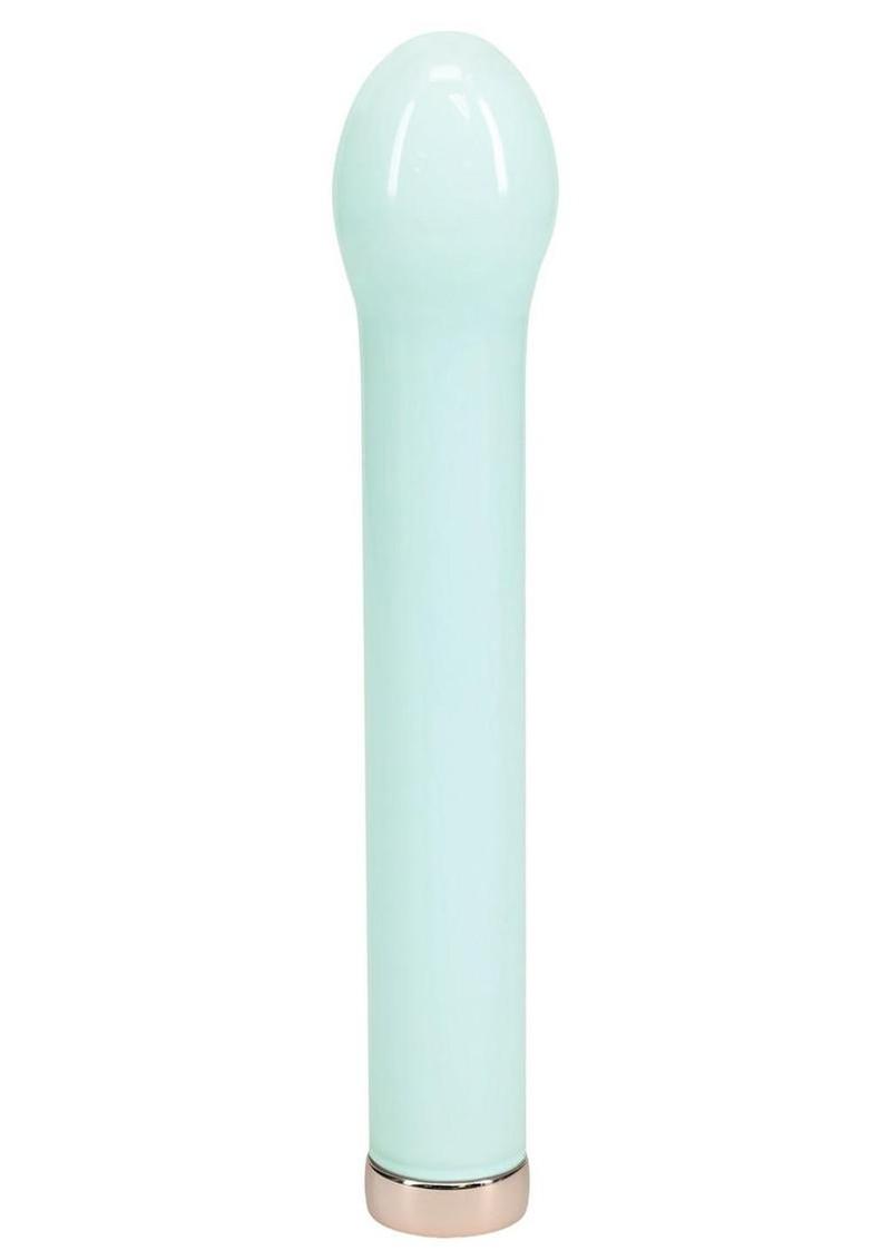 Loveline Celestia 10 Function Rechargeable Glass Bulb Tip Vibrator 6.3in – Green