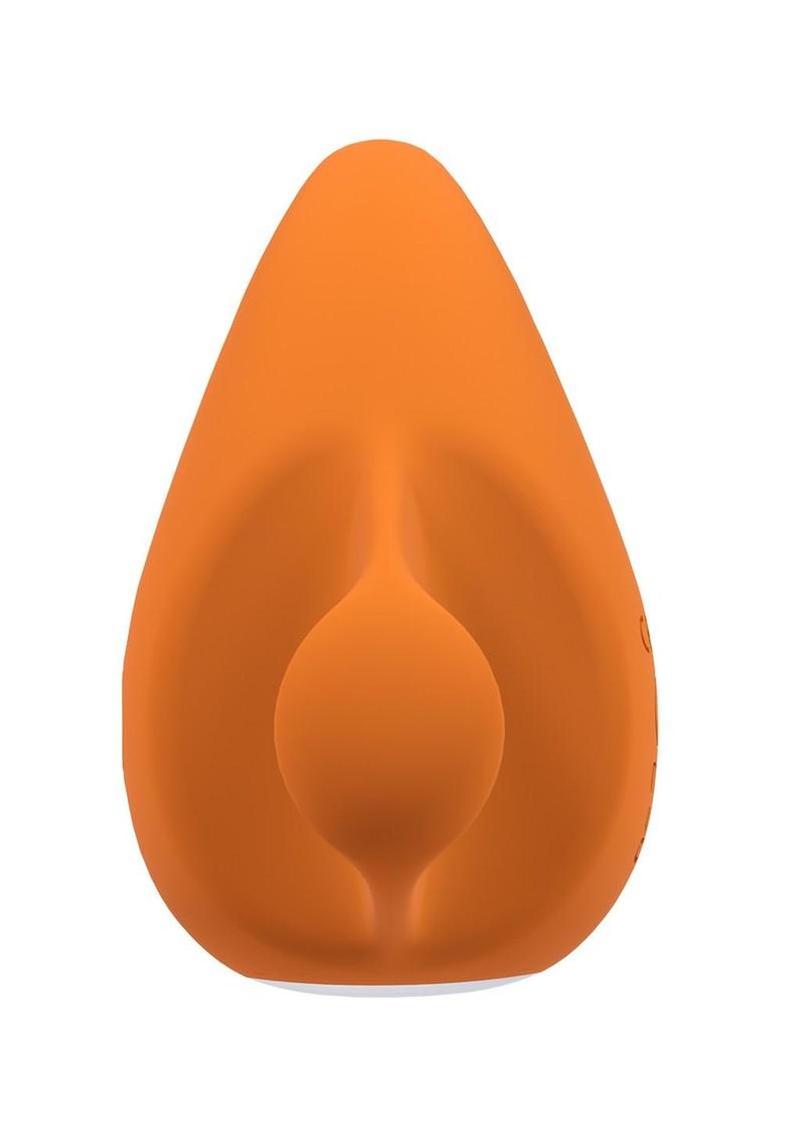 Loveline ErgoDrop 10 Function Rechargeable Silicone Vibrator – Orange