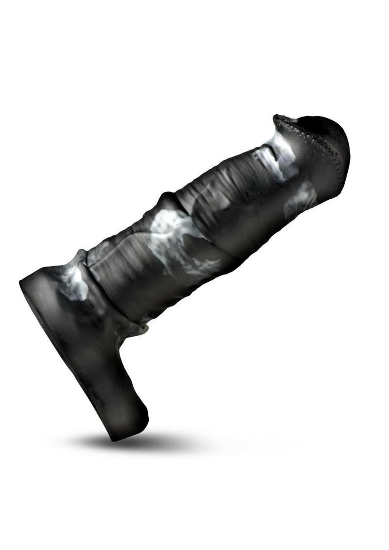 Creature Cocks Stallion XL Silicone Penis Extension – Black/Gray