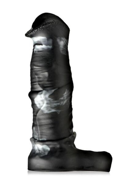 Creature Cocks Stallion Silicone Penis Extension - Black/Gray
