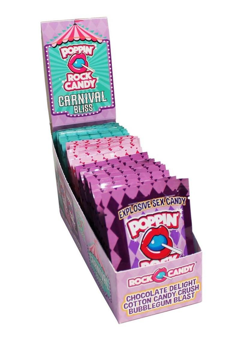 Popping Rock Candy Display - Carnival Bliss Oral Sex Candy (36 Packs per Display)