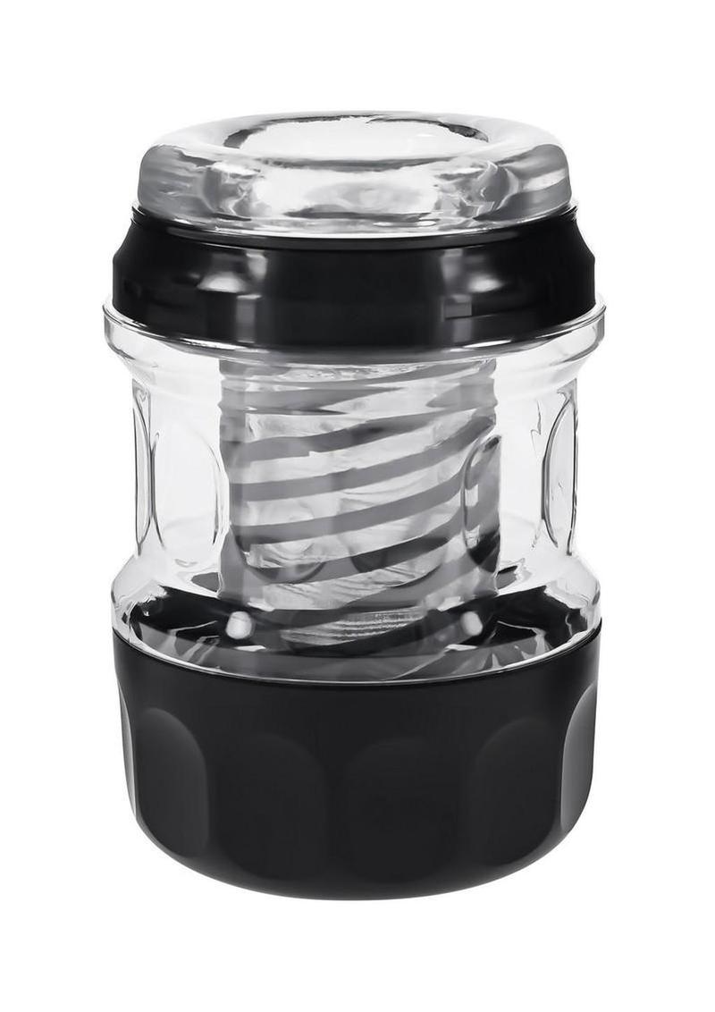 Playboy Spring Fling Rechargeable Stroker – Clear/Black