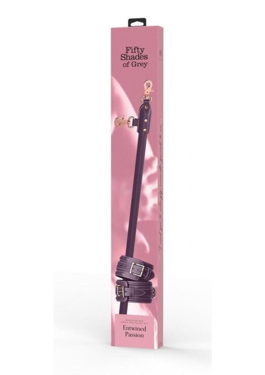 Fifty Shades of Grey Entwined Passion Spreader Bar - Purple
