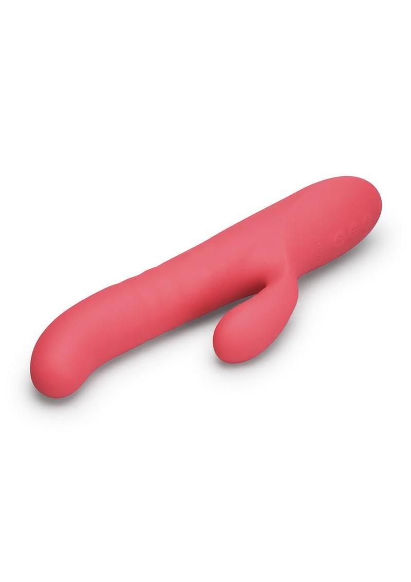 Le Wand Thrust Rechargeable Silicone Clitoral Vibrator – Raspberry