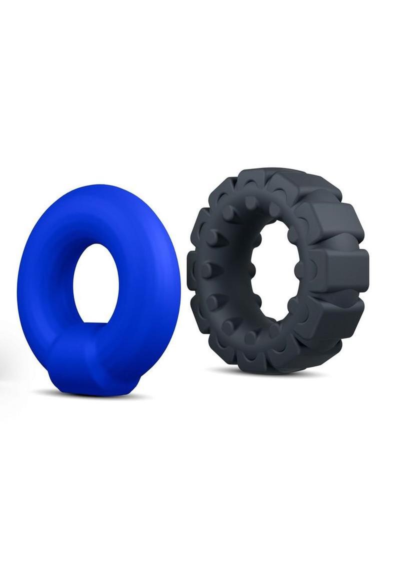 Performance Plus Engage Silicone Cock Ring Set (2 Piece) – Assorted Colors