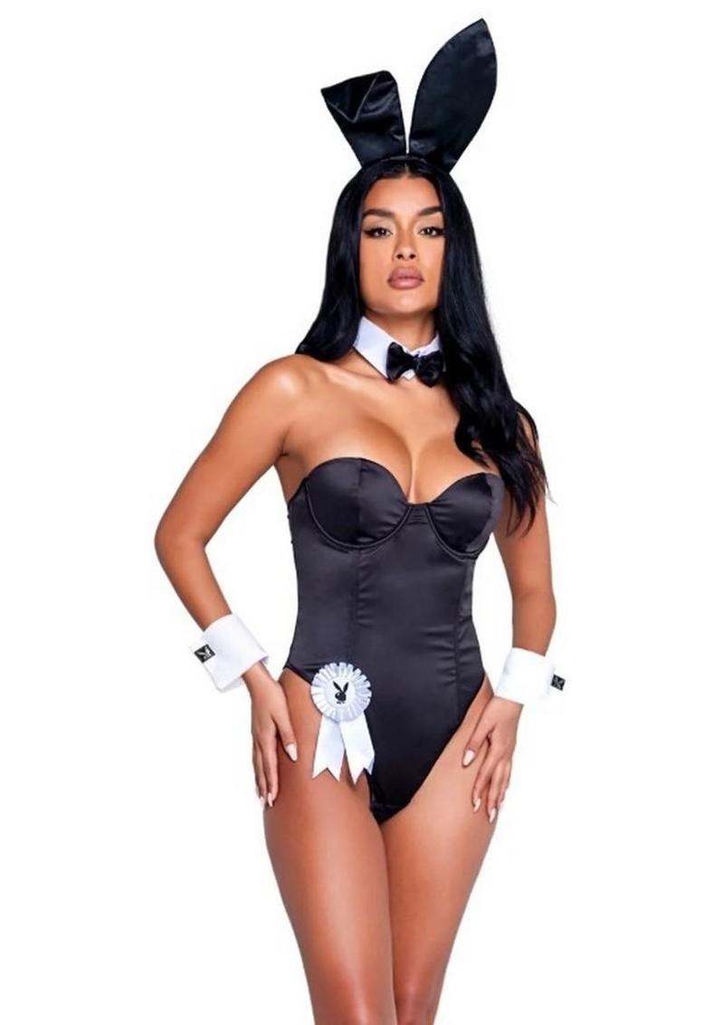 Playboy Classic Bunny Costume - Small - Black