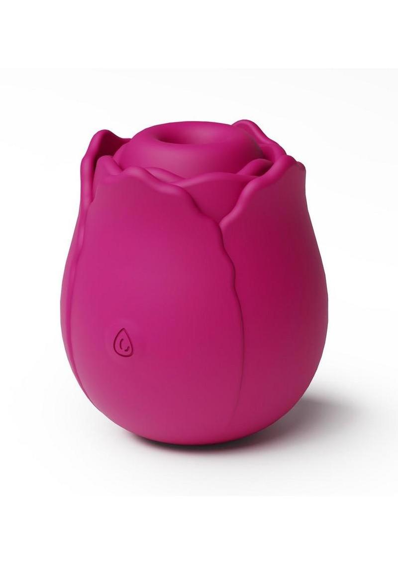 INYA The Vibrating Rose Rechargeable Silicone Clitoral Stimulator – Red