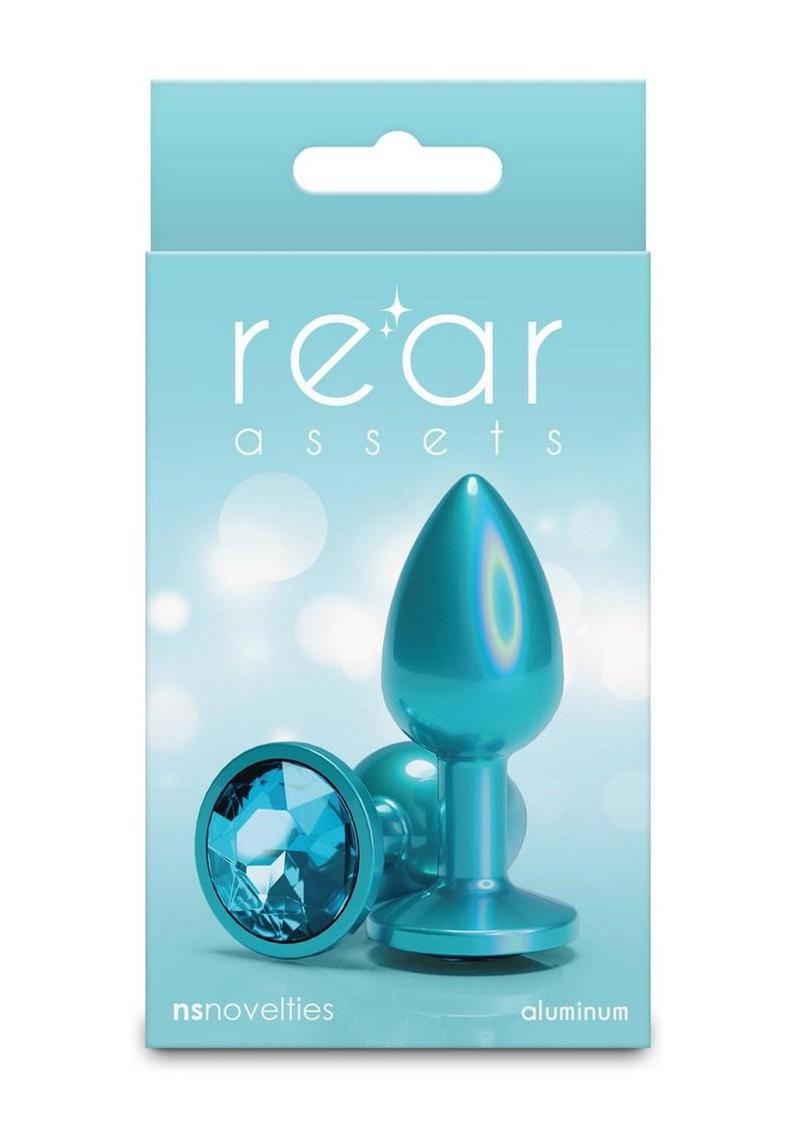 Rear Assets Chrome Anal Plug - Small - Teal