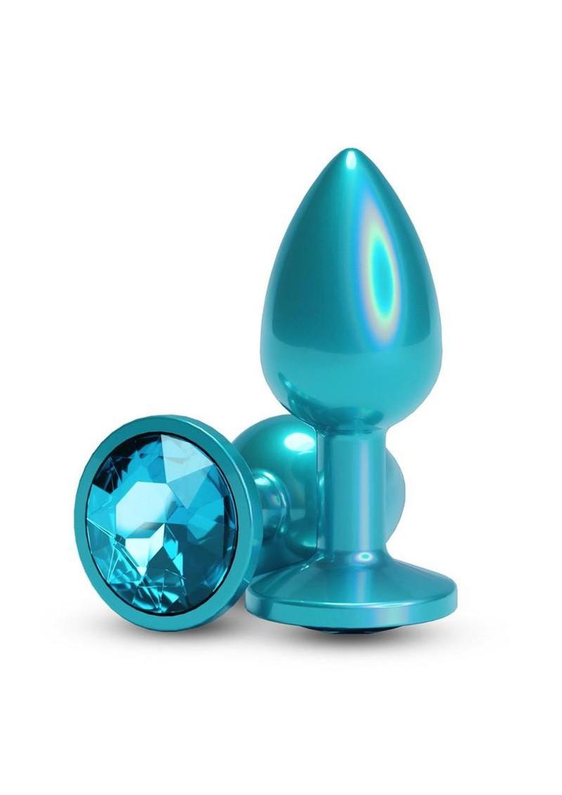 Rear Assets Chrome Anal Plug – Small – Teal