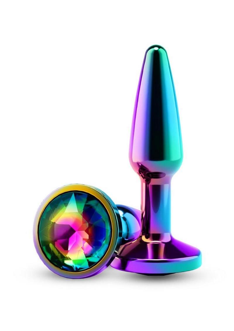 Rear Assets Chrome Tapered Anal Plug – Small – Multicolor