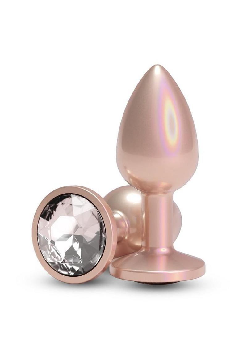 Rear Assets Chrome Anal Plug – Small – Tan