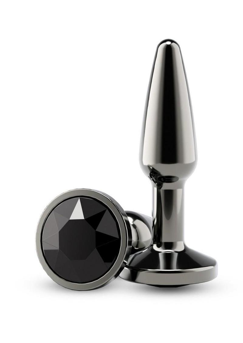 Rear Assets Chrome Tapered Anal Plug – Small – Gray