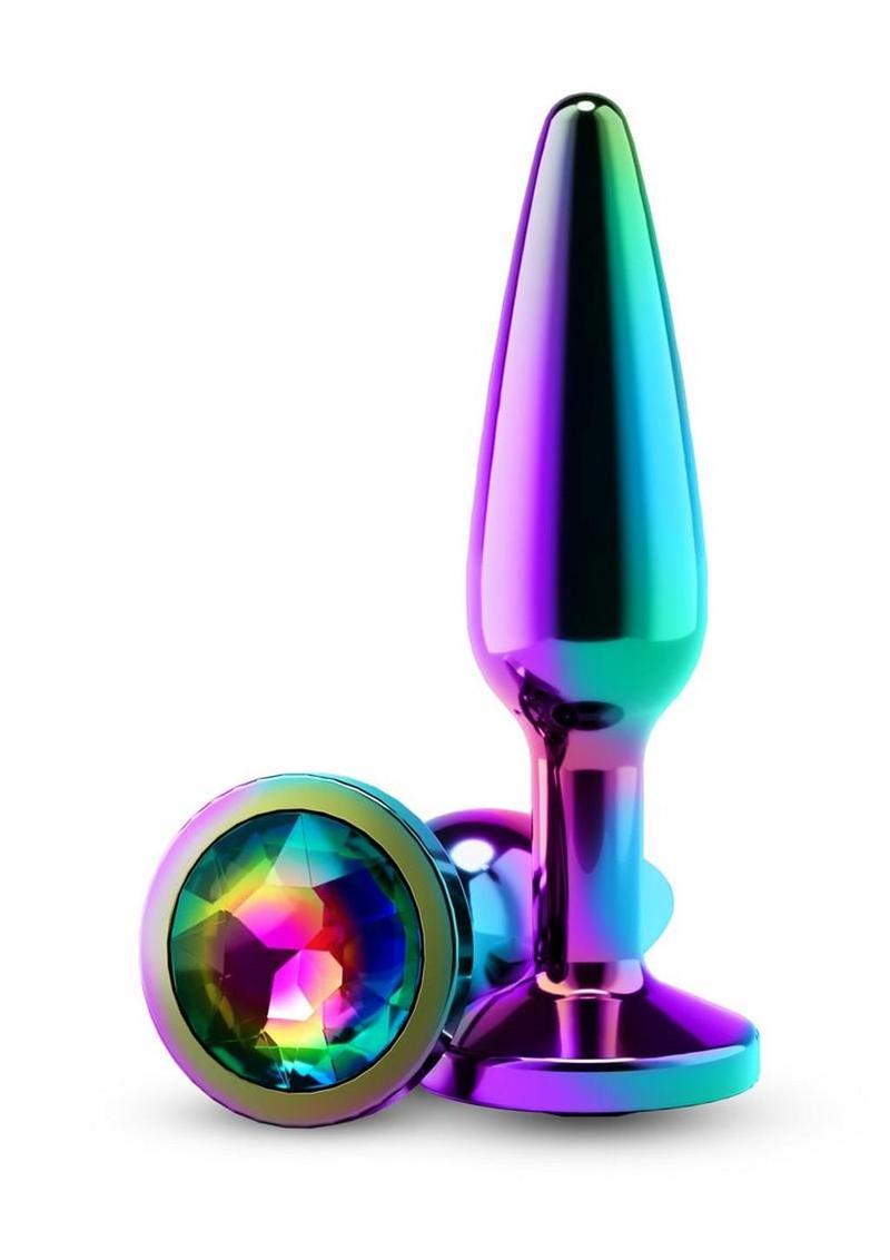 Rear Assets Chrome Tapered Anal Plug – Medium – Multicolor
