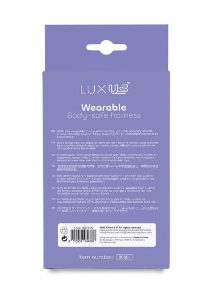 LuxUs Harness - Pink/White