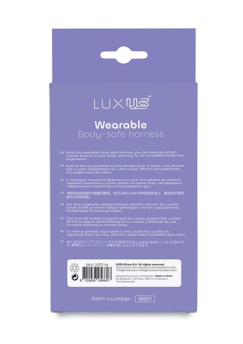 LuxUs Harness – Pink/White