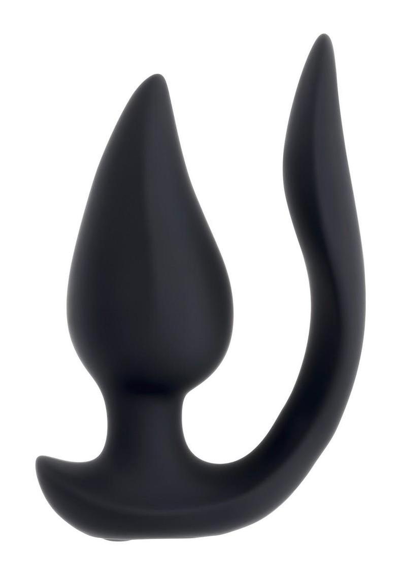 The Genie Rechargeable Silicone Multi-play Vibrator with Remote – Black
