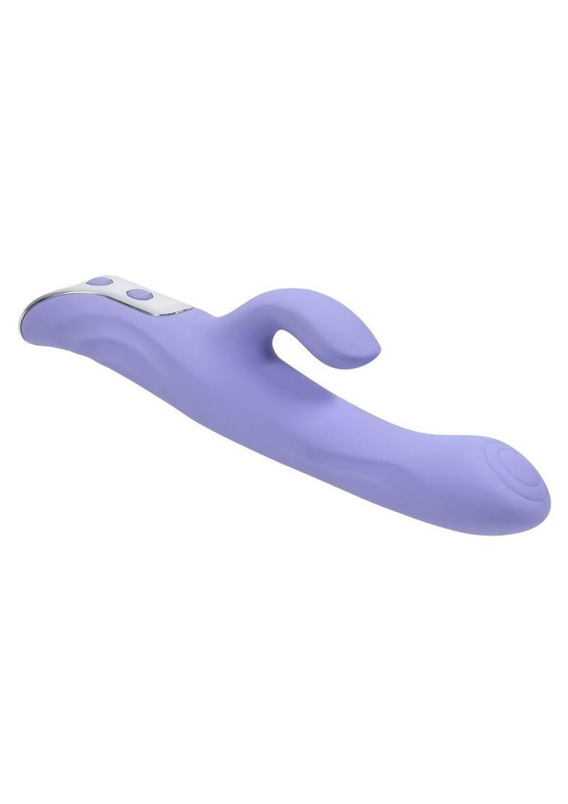 Selopa Lavender Love Rechargeable Silicone Dual Vibrator – Purple