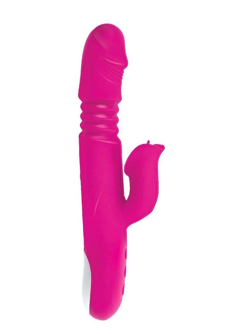 The Royal Passion Heat Rechargeable Silicone Warming Rabbit Vibrator – Pink