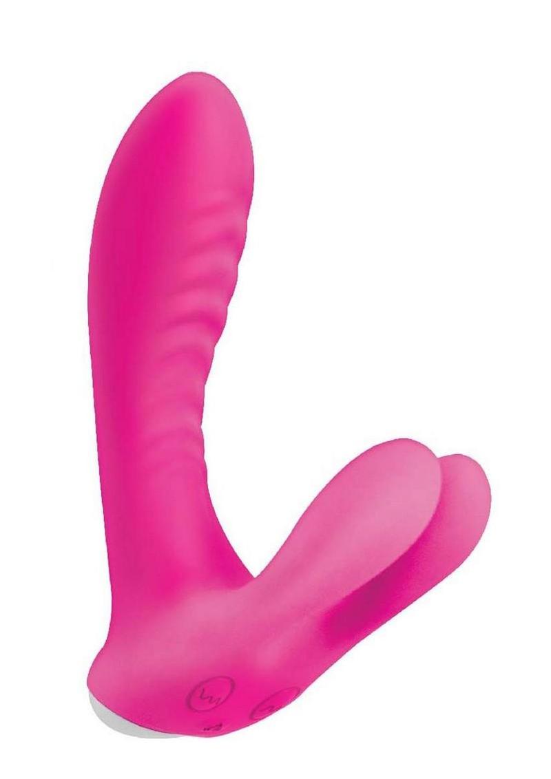The Royal Bunny Heat Rechargeable Silicone Warming G-Spot Vibrator – Pink