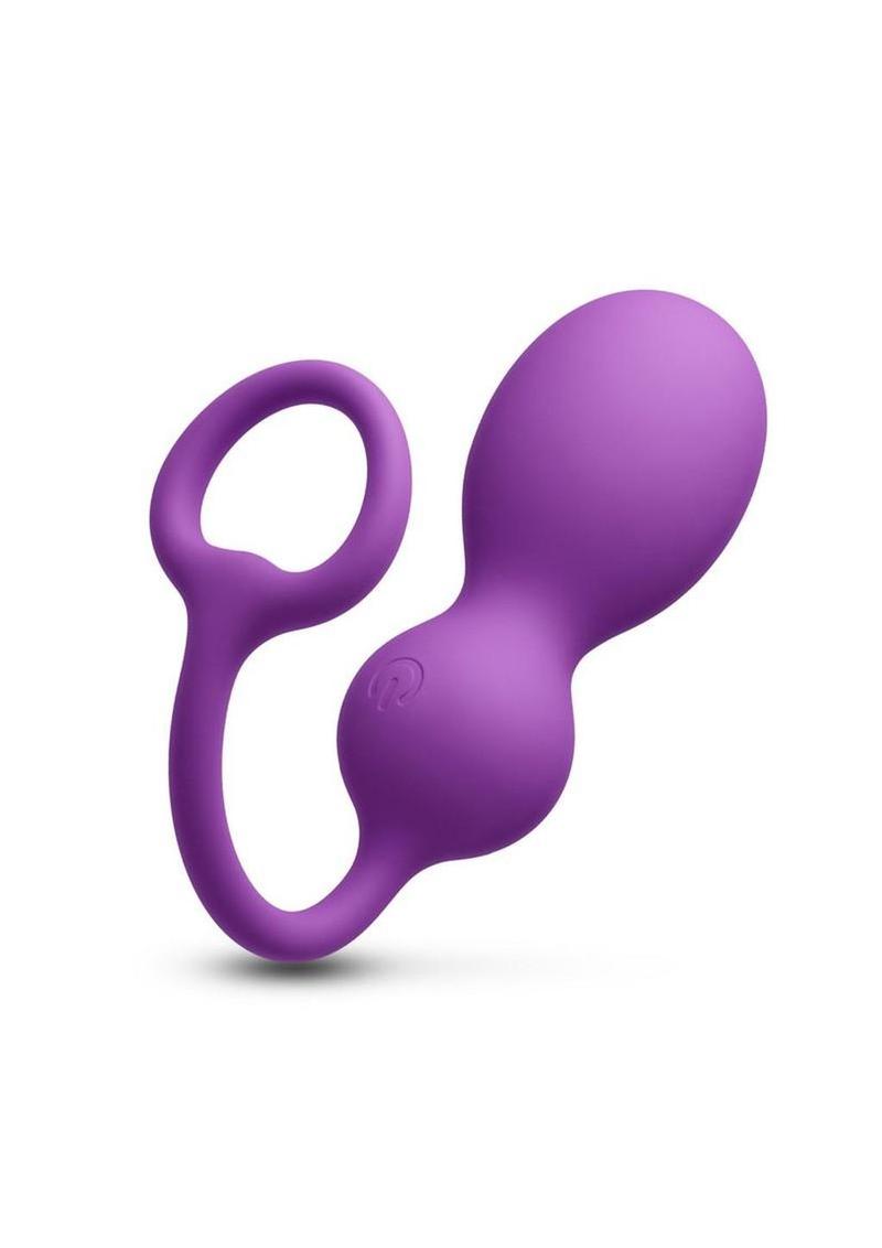 Techno Bop Rechargeable Silicone App Compatible Vibrator – Purple