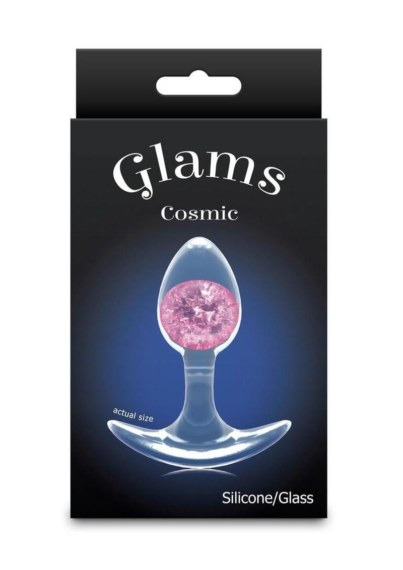 Cosmic Glams Silicone Anal Plug - Small - Pink