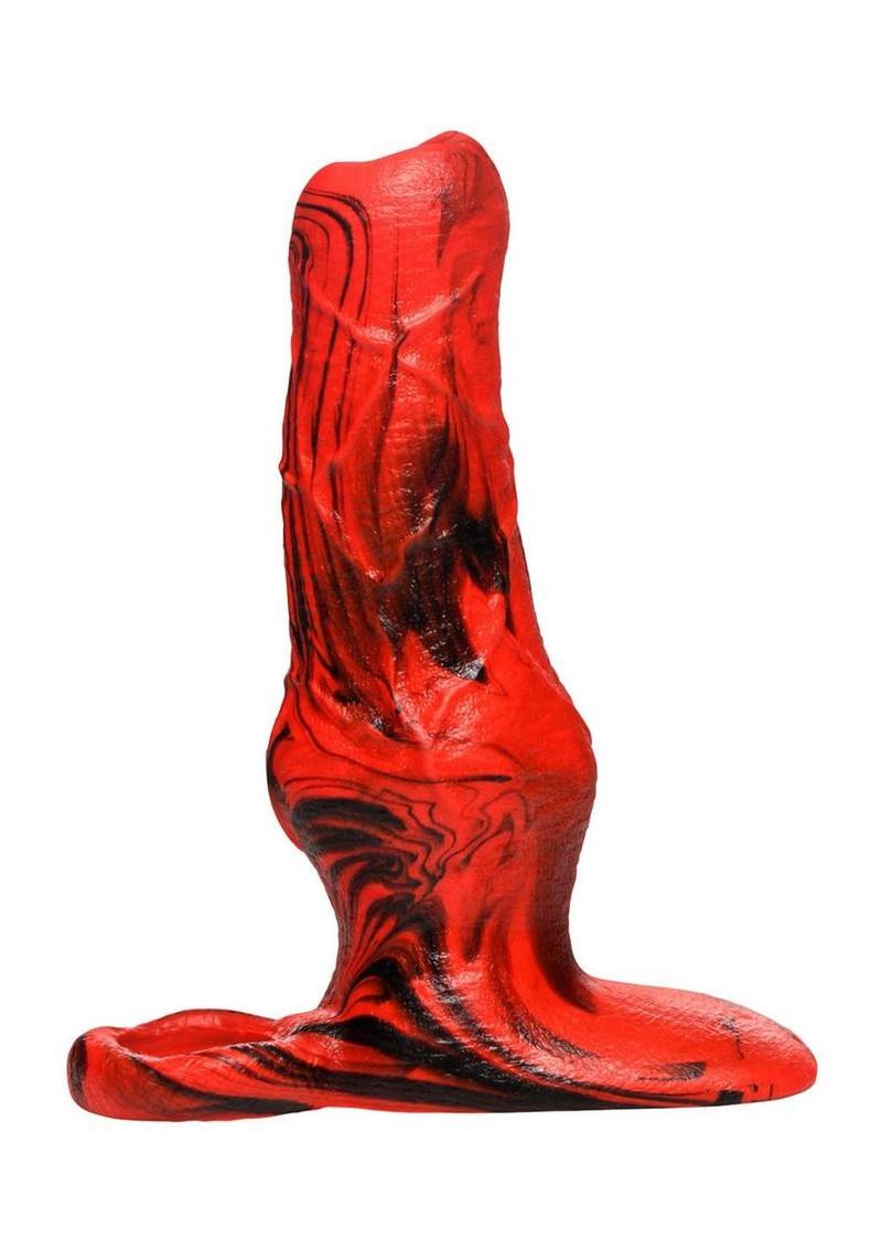 Creature Cocks Hell Hound Silicone Penis Enhancer – Red/Black