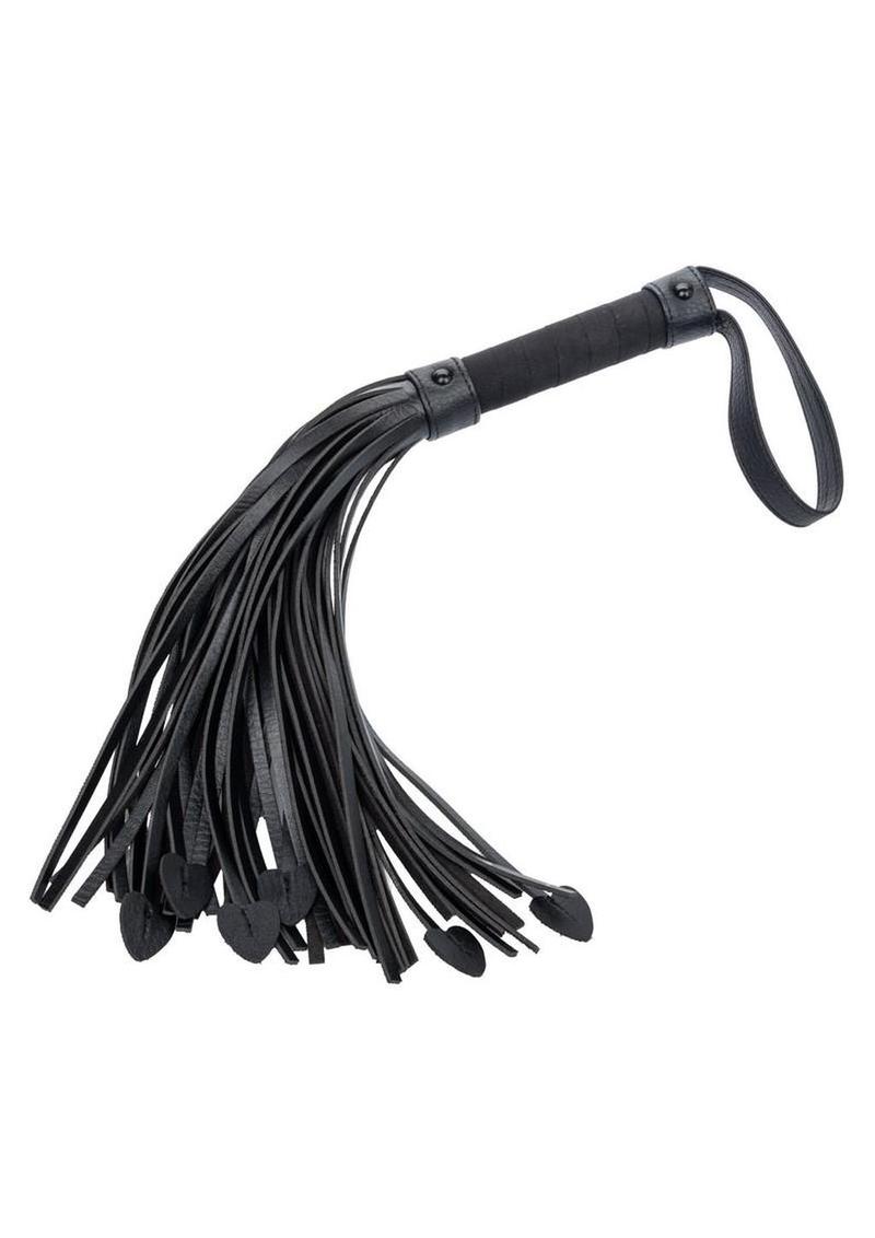 Nocturnal Collection Heart Throb Flogger – Black