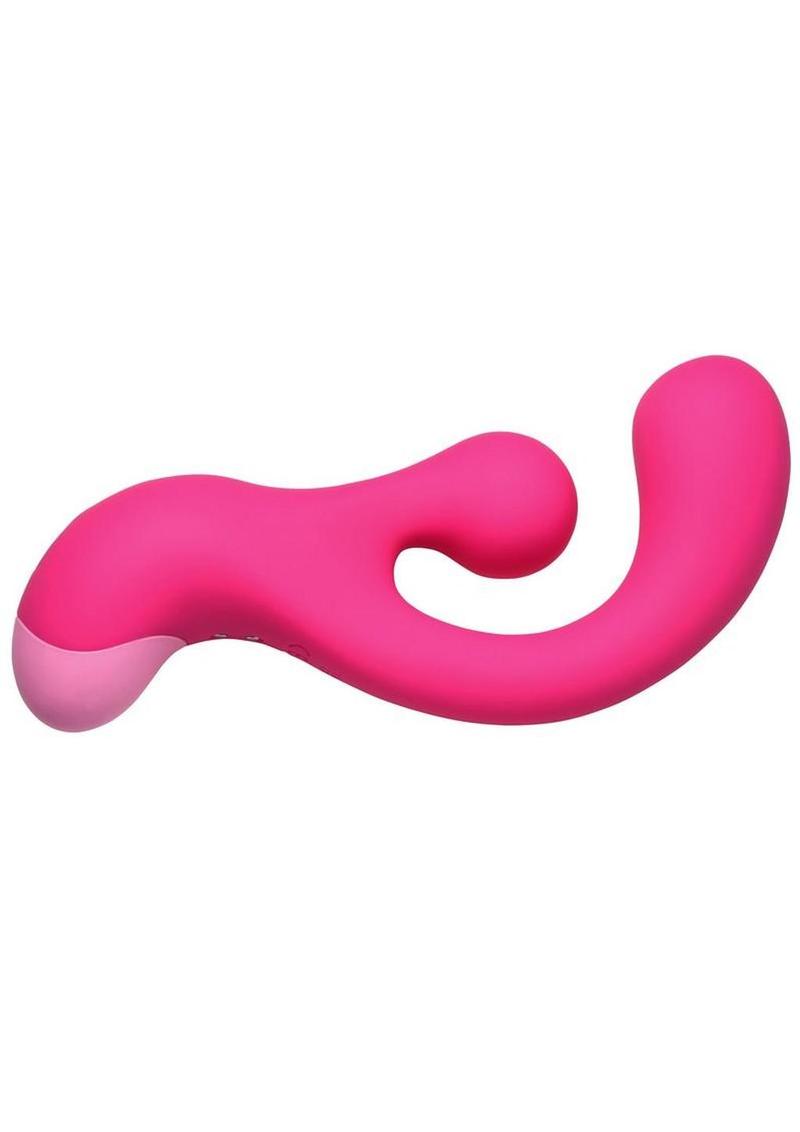 Bang! Gyro Rabbit Rechargeable Silicone Vibrator – Pink