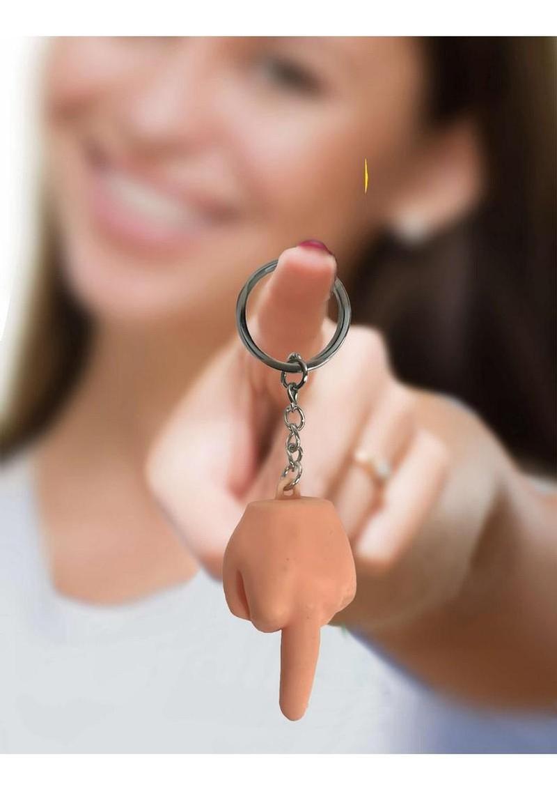 Last Fuck Squishy Middle Finger Key Chain