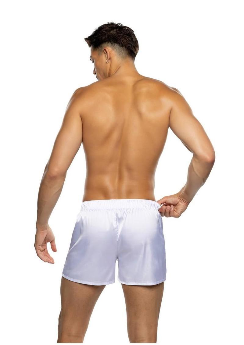 Playboy Burnout Bunny Boxer Briefs – XLarge – White