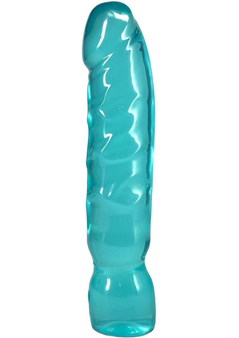 Crystal Jellies Big Boy Dildo 12in – Teal