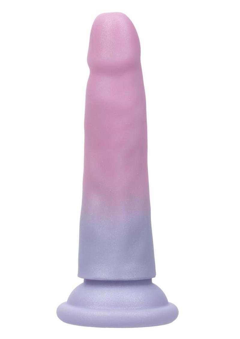 First Time Liquid Silicone Stud with Suction Cup 5.75in – Multicolor