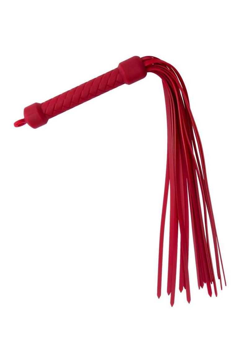 Temptasia Ardor Silicone Flogger – Red