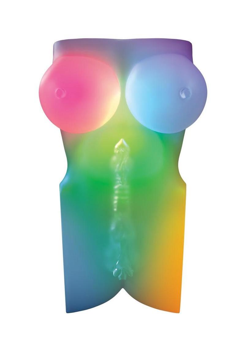 PDX Elite Go-Go Bator LED Mega Rechargeable Masturbator – Pussy/Ass – Multicolor