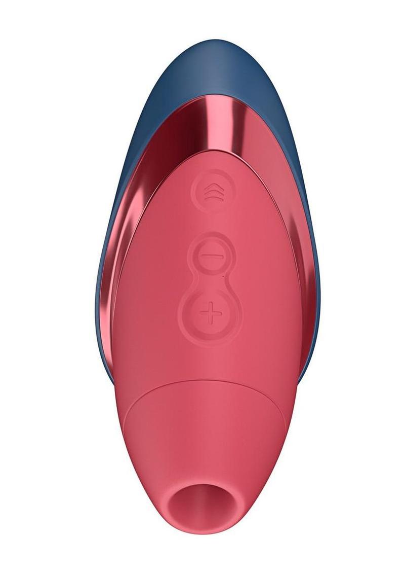 Womanizer Next Liberty Rechargeable Silicone Clitoral Stimulator – Blue/Red