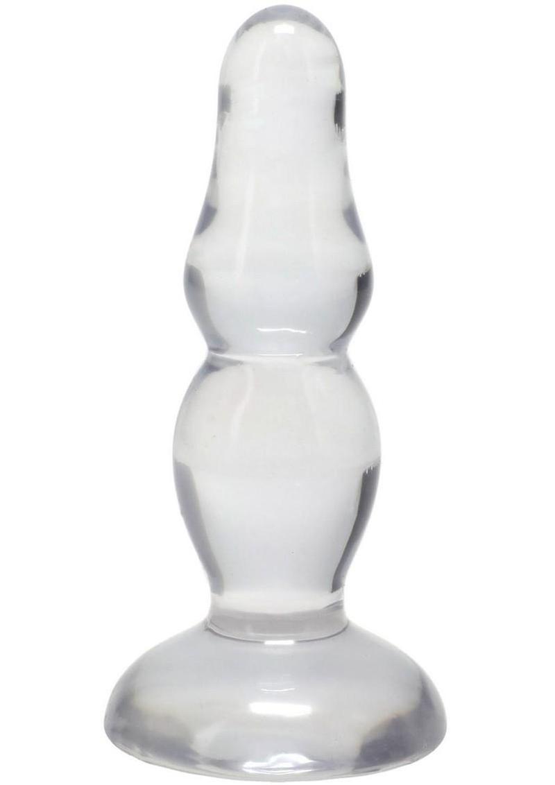 Crystal Jellies Novice Pop Plug 4In – Clear
