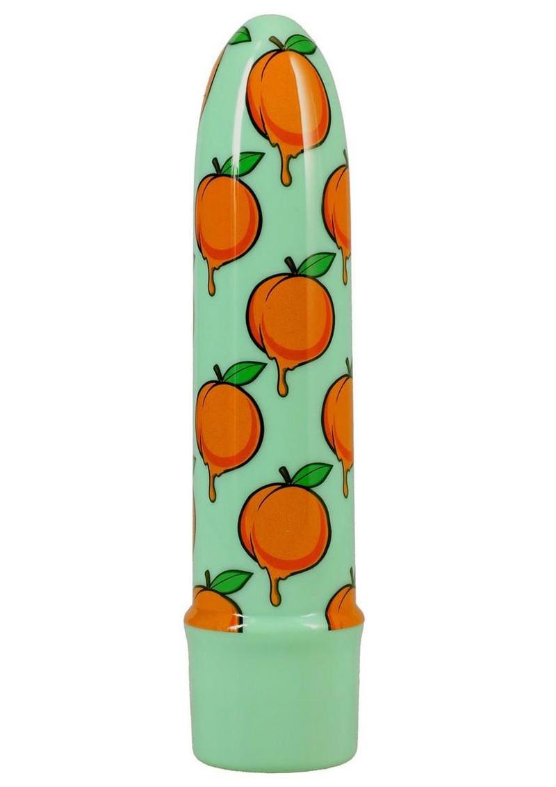 GoodHead Buzz Buddies Peaches 5in Vibe – Green/Orange