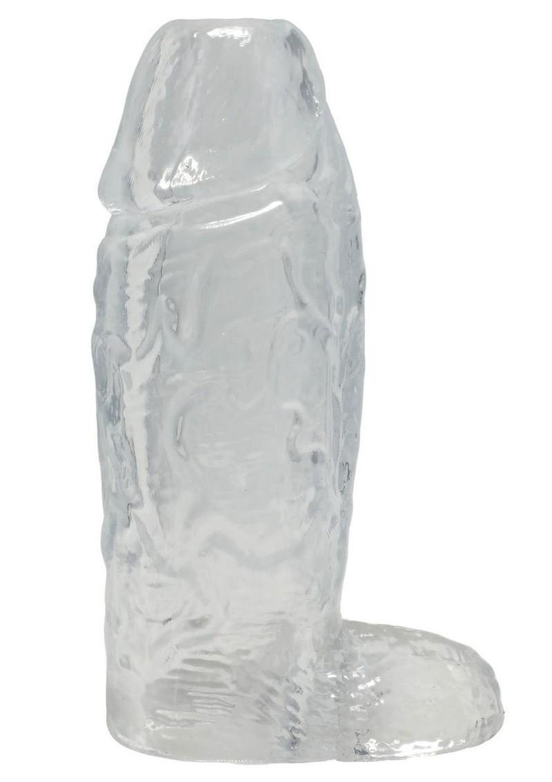 TitanMen Cock Sleeve with Ball Strap 6In – Clear