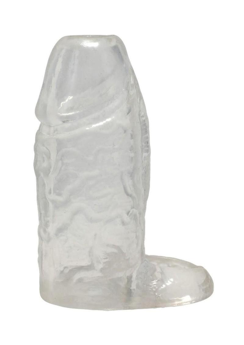 TitanMen Cock Sleeve with Ball Strap 4.5In – Clear