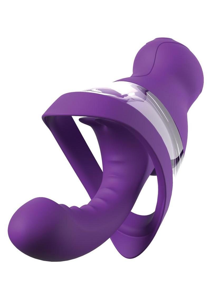Fantasy For Her Veloura Touch Rechargeable G-Spot Pleasure Pump – Purple
