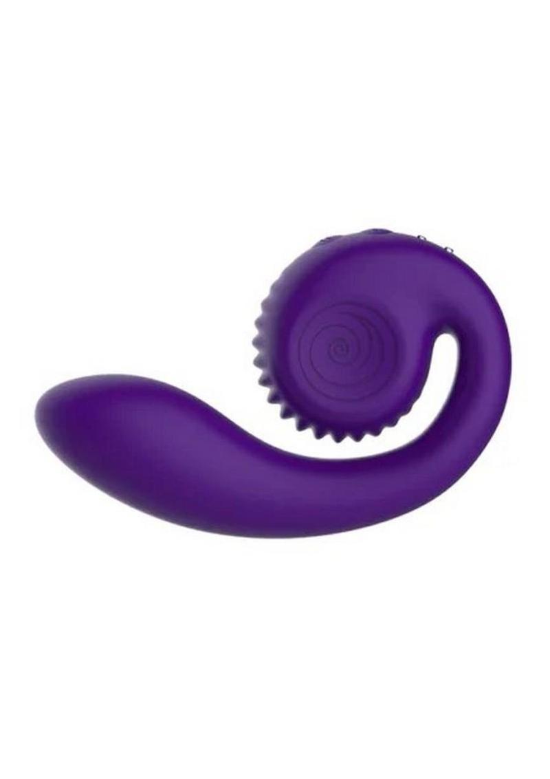 SVibe Snail GIZI Rechargeable Silicone Rabbit Vibrator – Purple