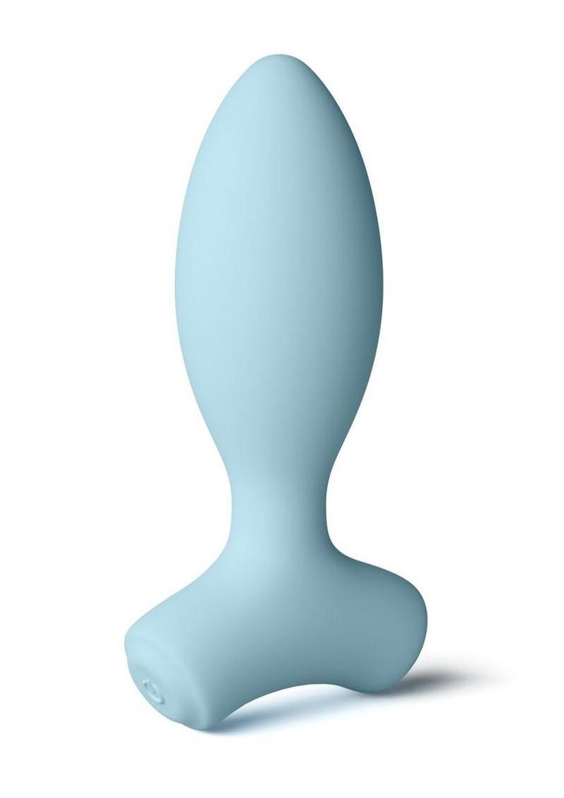 Love Notes Wildflower Rechargeable Silicone Flexible Vibrating Plug – Aqua